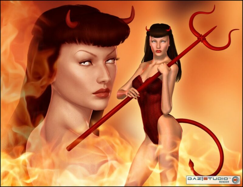 Bettie Page - Sin - Character and Outfit for V4