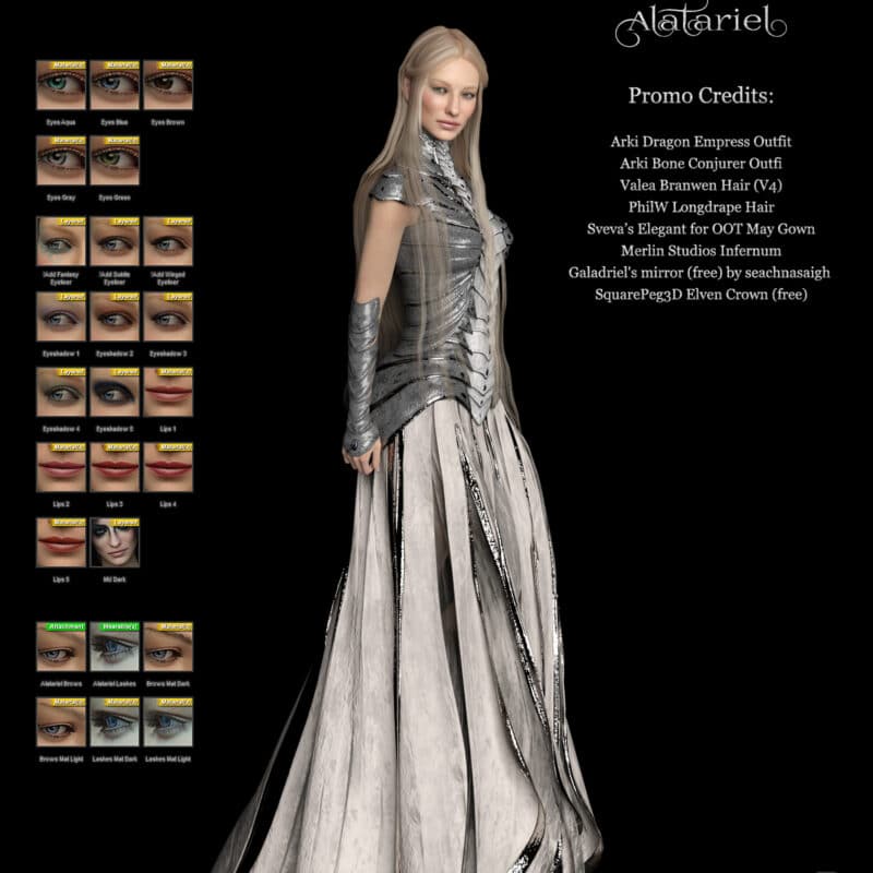 Alatariel for Genesis 8 Female Daz Celebrity 2